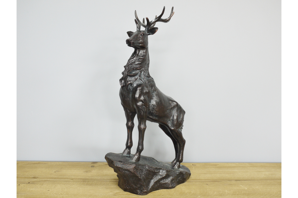 Stag on Plinth