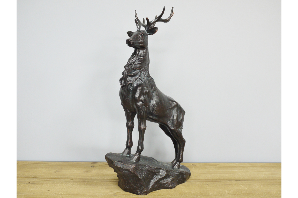 Stag on Plinth