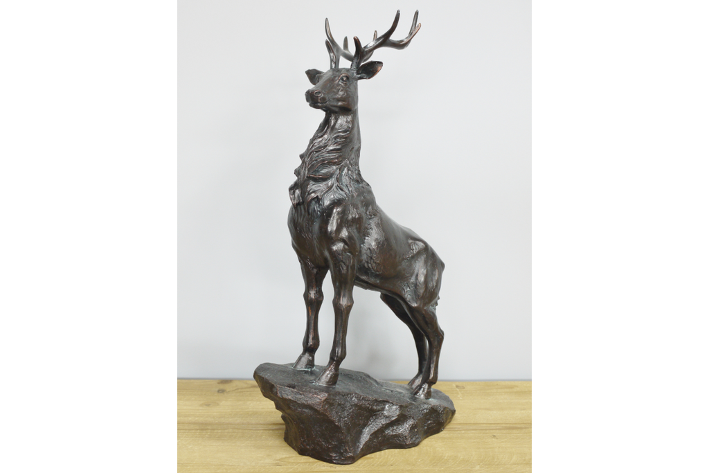Stag on Plinth