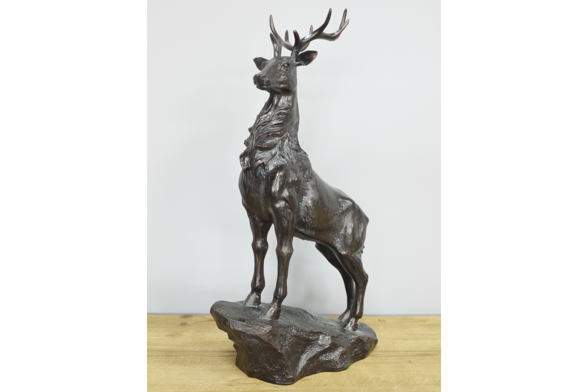 Stag on Plinth