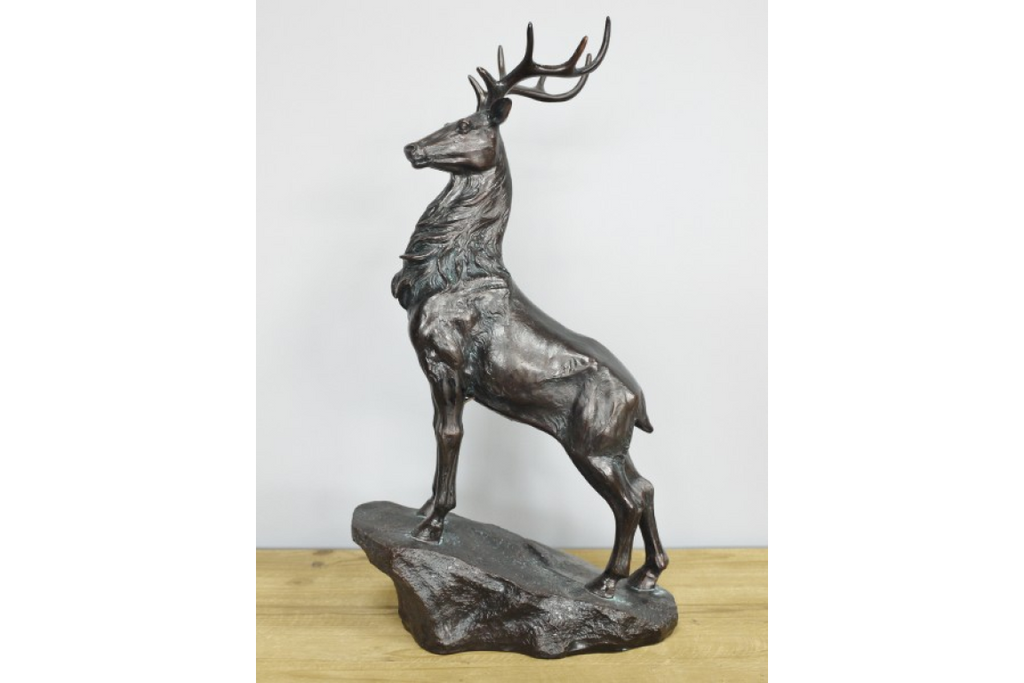 Stag on Plinth
