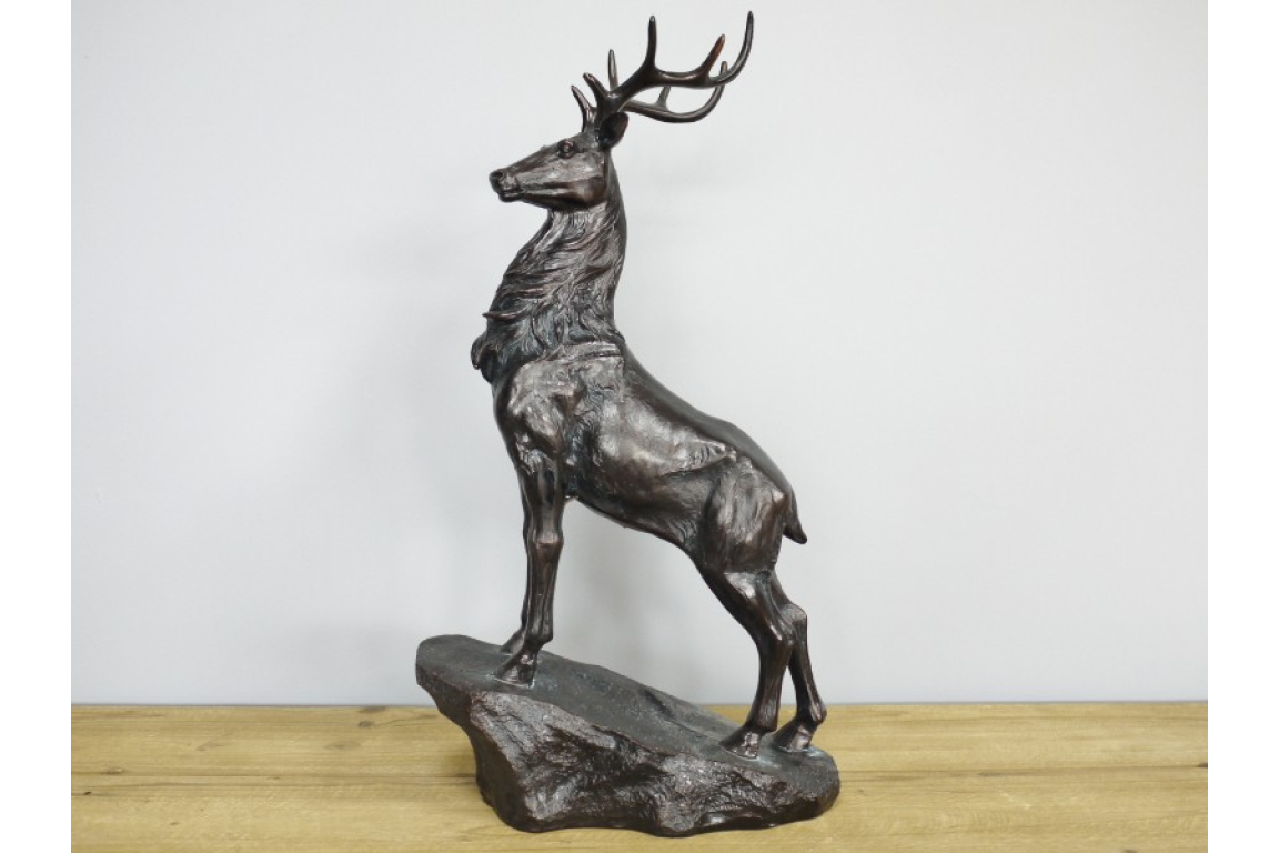 Stag on Plinth