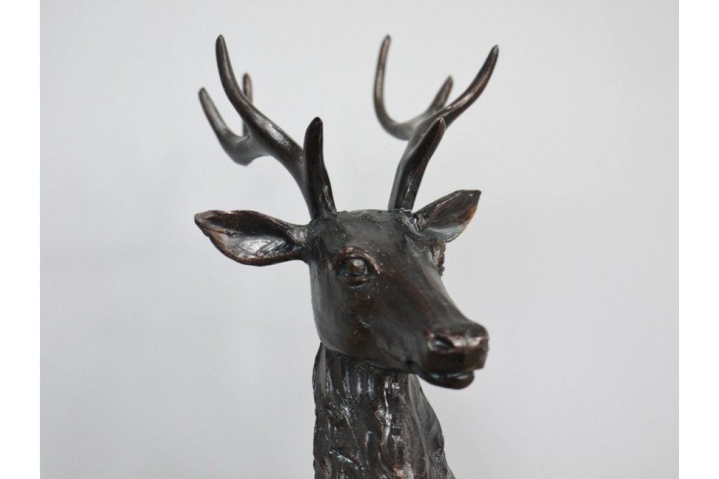 Stag on Plinth