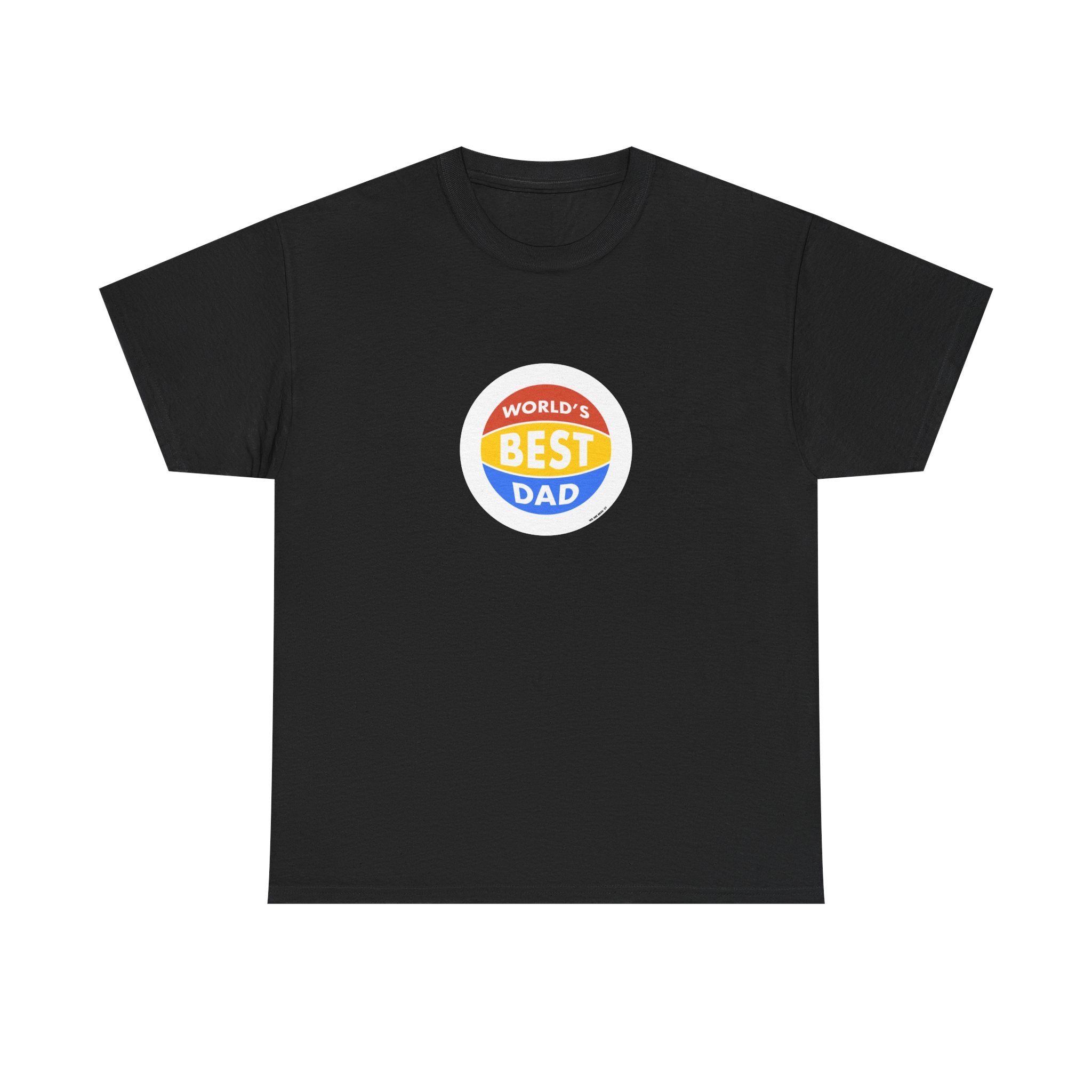 World's Best Dad Basketball Printed T-Shirt 100% Cotton Novelty Dad Tee Birthday Father's Day Gift Black