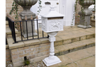 Aluminium Post Box White
