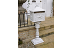Aluminium Post Box White