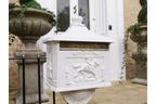 Aluminium Post Box White