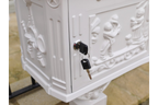 Aluminium Post Box White