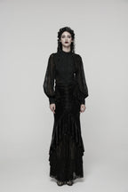 Punk Rave Goth Gorgeous Fishtail Skirt