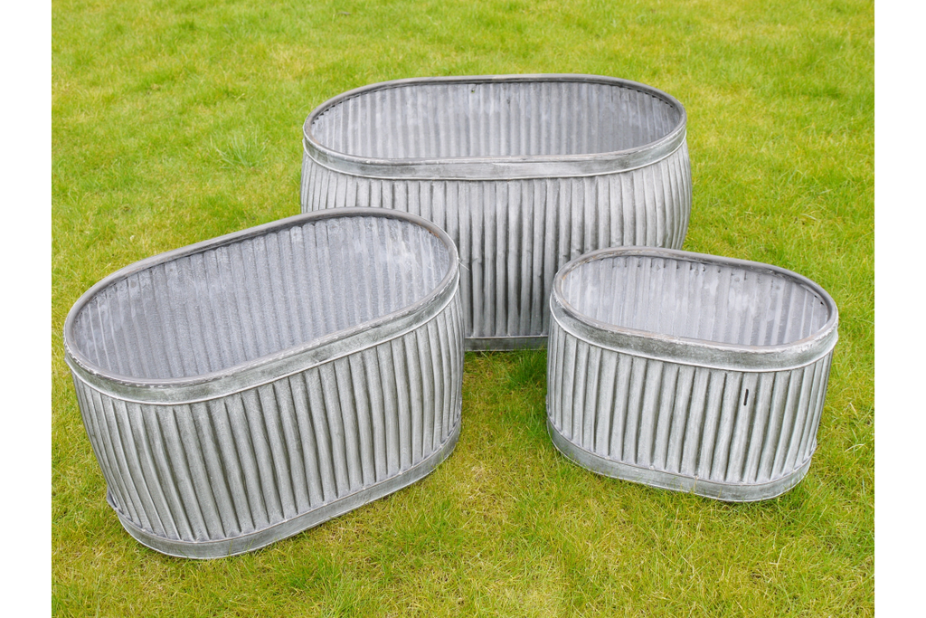 Set of 3 Oval Tubs