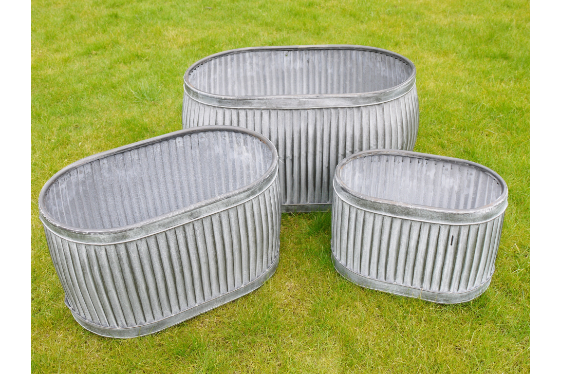 Set of 3 Oval Tubs