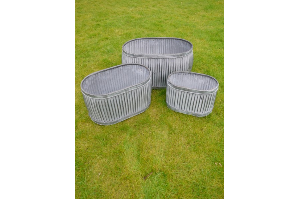 Set of 3 Oval Tubs