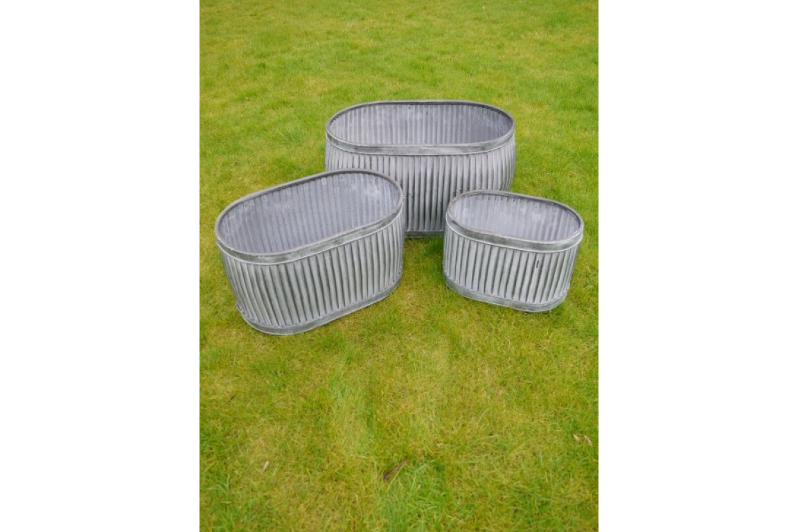 Set of 3 Oval Tubs