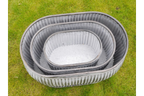Set of 3 Oval Tubs