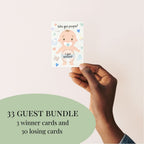 Baby Shower Scratch Off Game - 33 Card Pack