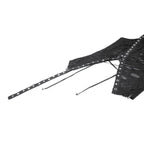 Dark in Love Morrigan One-Shoulder Lace Goth Top in Black