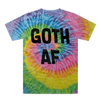 Goth AF Tie-Dye T-Shirt Saturn Unisex