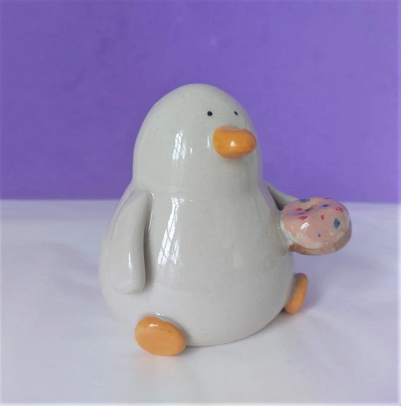 Duncan's Doughnut Ceramic Ornament