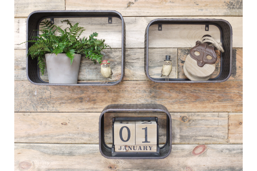 Set of 3 Wall Shelves