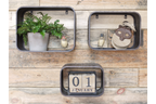 Set of 3 Wall Shelves