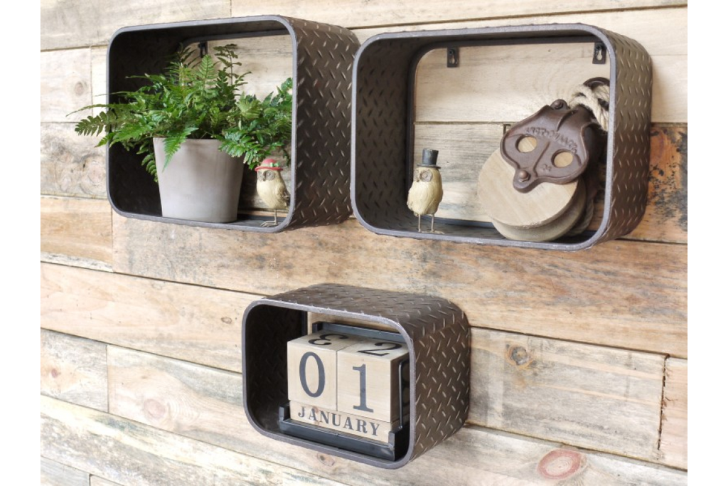 Set of 3 Wall Shelves
