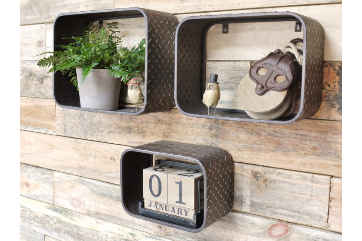 Set of 3 Wall Shelves
