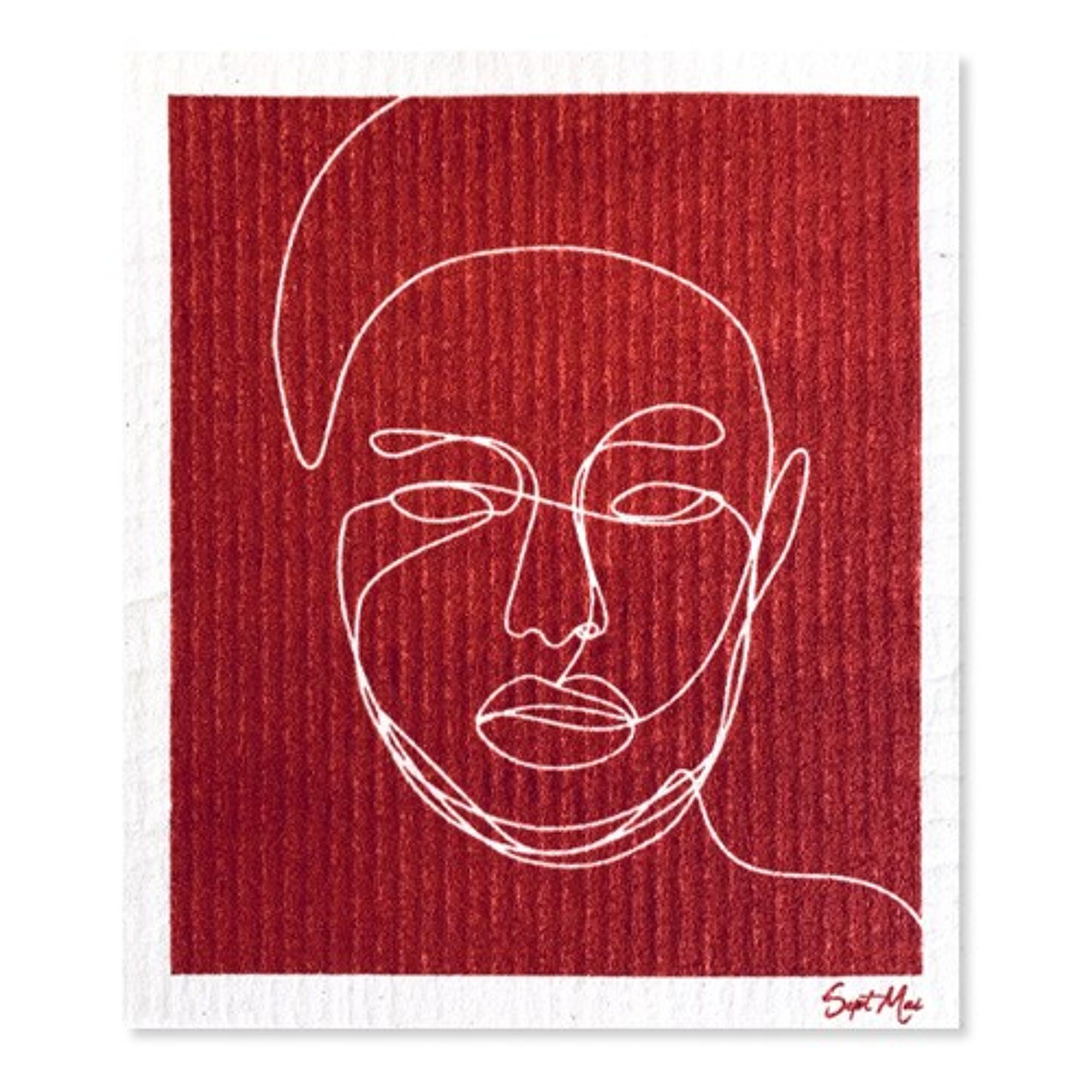 Biodegradable eco washable dish cloth - various patterns Face