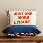 Just One More Episode Needlepoint Cushion