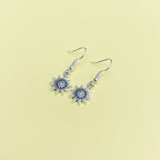 Eye Star Charm Drop Earrings