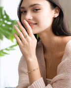 Mini Set 1 - Blue Topaz Jewellery Set in 18k Gold Vermeil