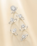 2 ct Round Solitaire Moissanite Engagement Ring in Sterling Silver