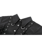 Dark in Love Ruptured Lace-Up Punk Shirt