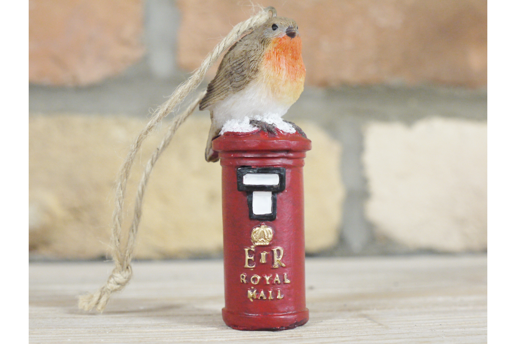 Robin On Post Box