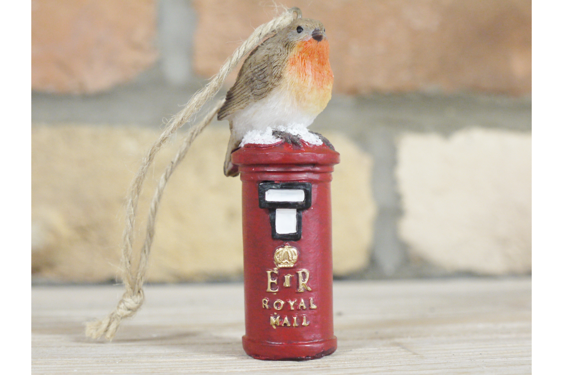 Robin On Post Box