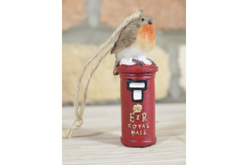 Robin On Post Box