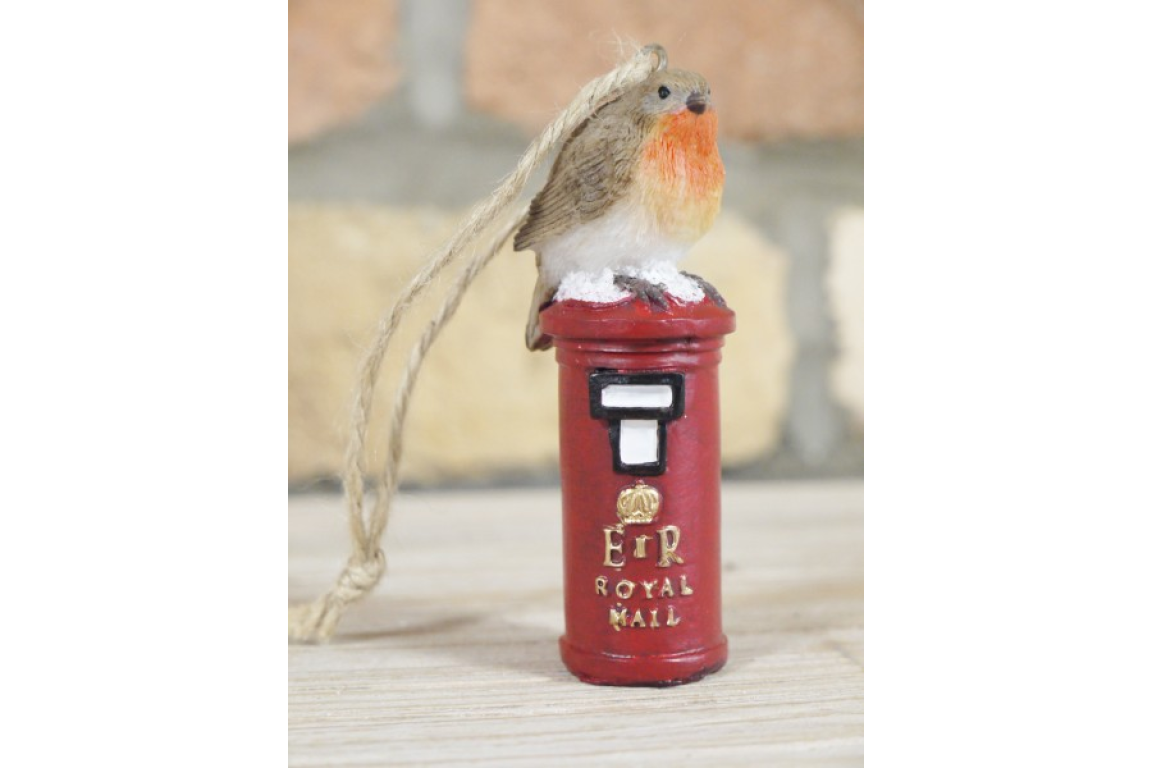 Robin On Post Box