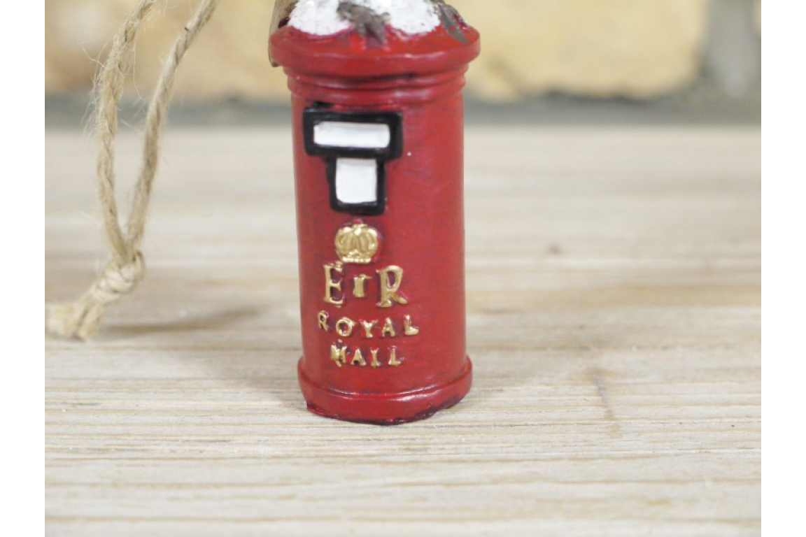 Robin On Post Box