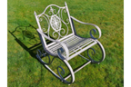 Antique Grey Rocking Chair