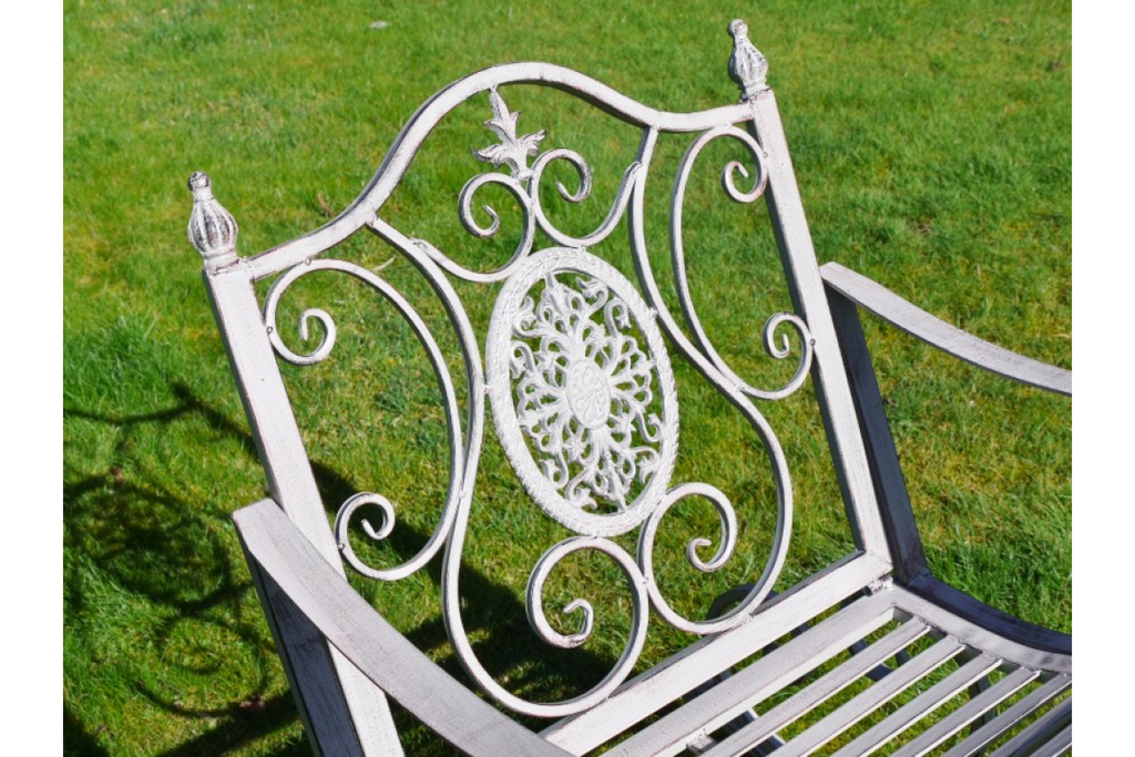 Antique Grey Rocking Chair