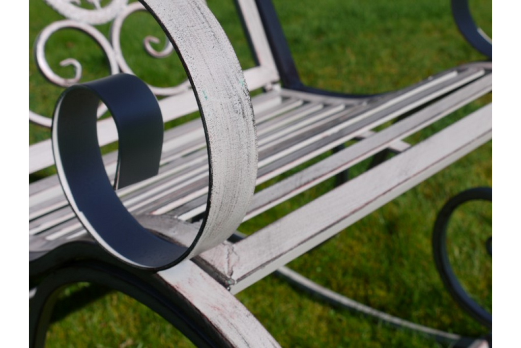 Antique Grey Rocking Chair