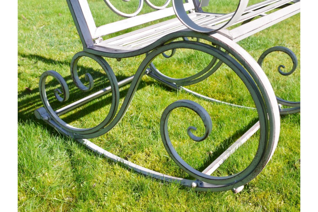 Antique Grey Rocking Chair