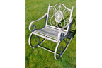 Antique Grey Rocking Chair