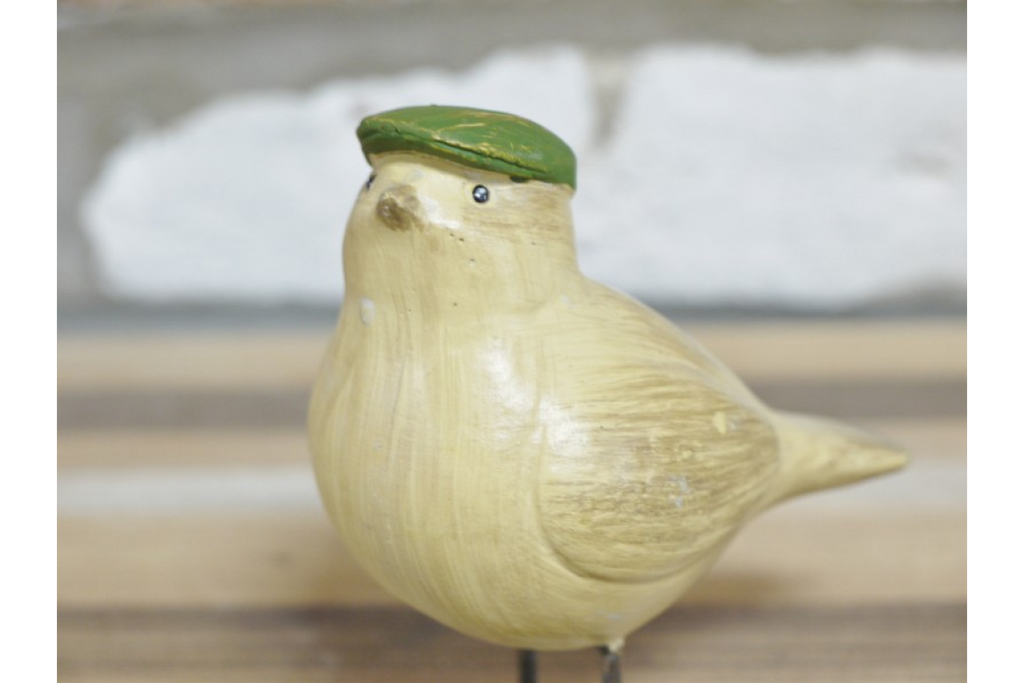 Bird with Flat Cap