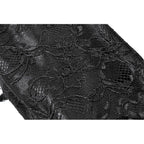 Dark In Love Victoria Black Lace Bow Mini Handbag