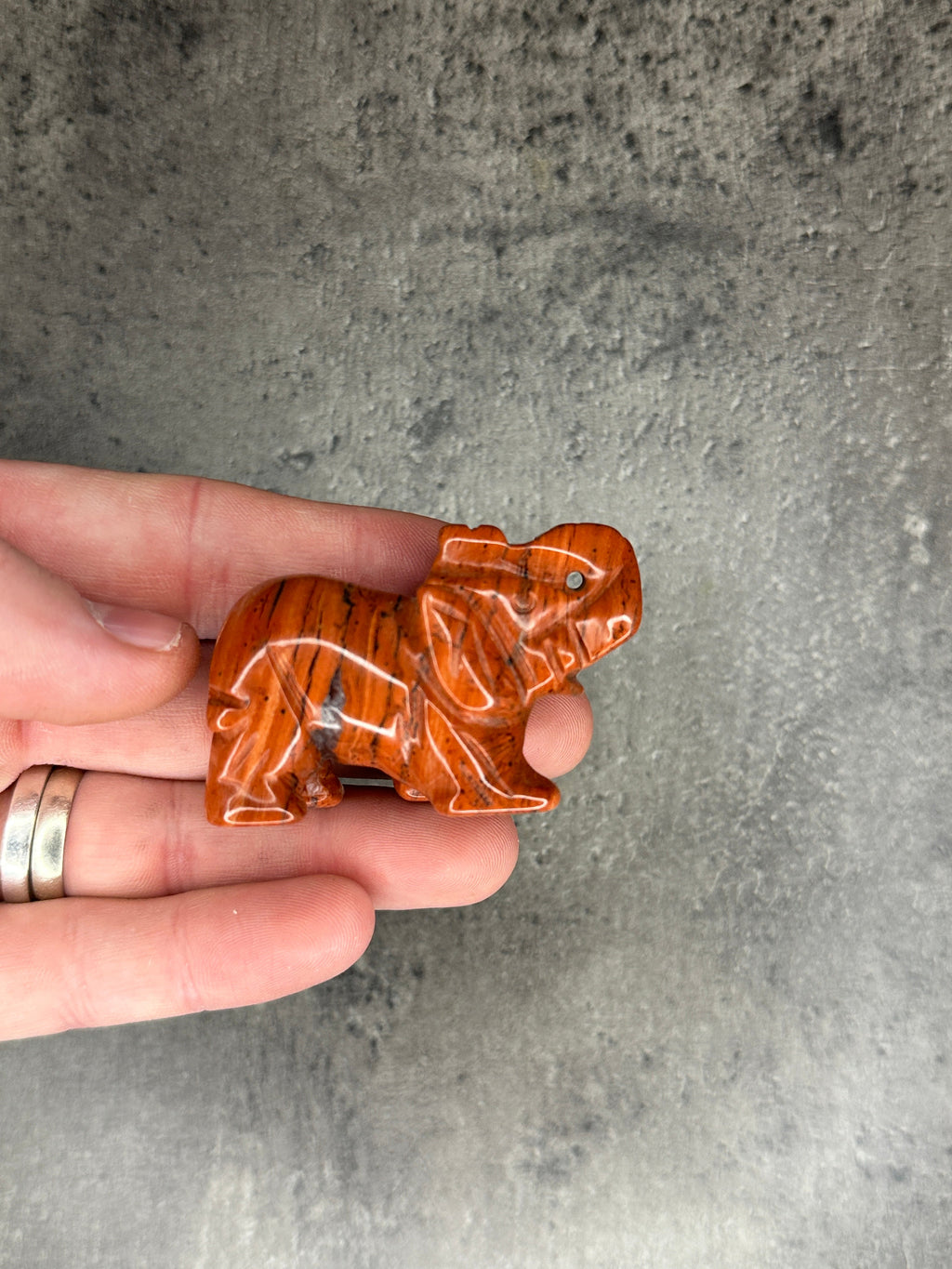 Red jasper - Elephant