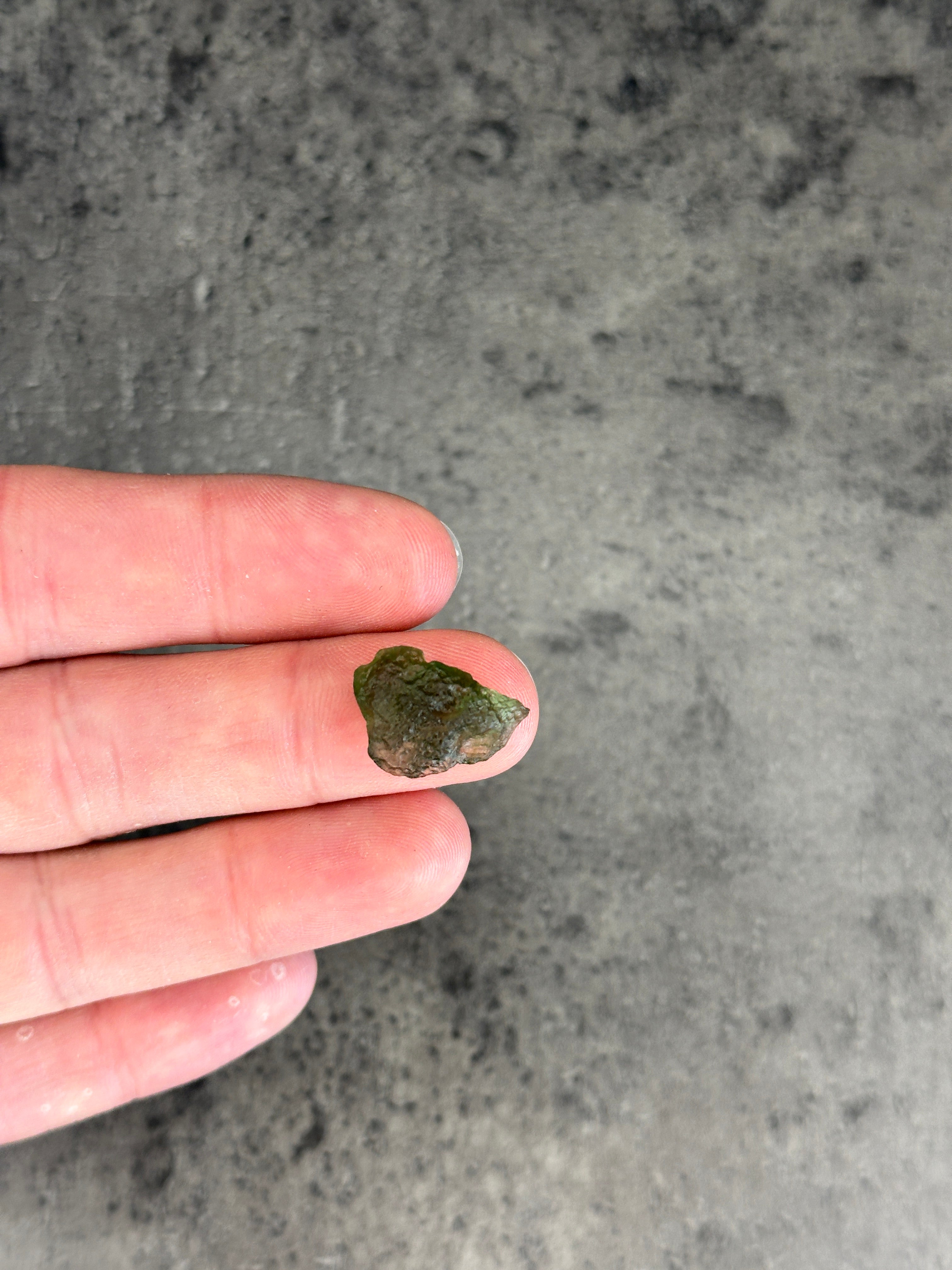 Moldavite - Rough/raw pieces 1.5g