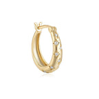 Celeste Luxe Sterling Silver 18k Gold Plated Earrings