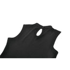 Dark in Love Punk Coffin Mesh Panel Top