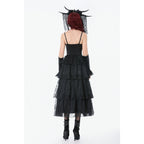 Dark in Love Gothic Satin Lace Dress