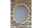 Round Rustic Mirror